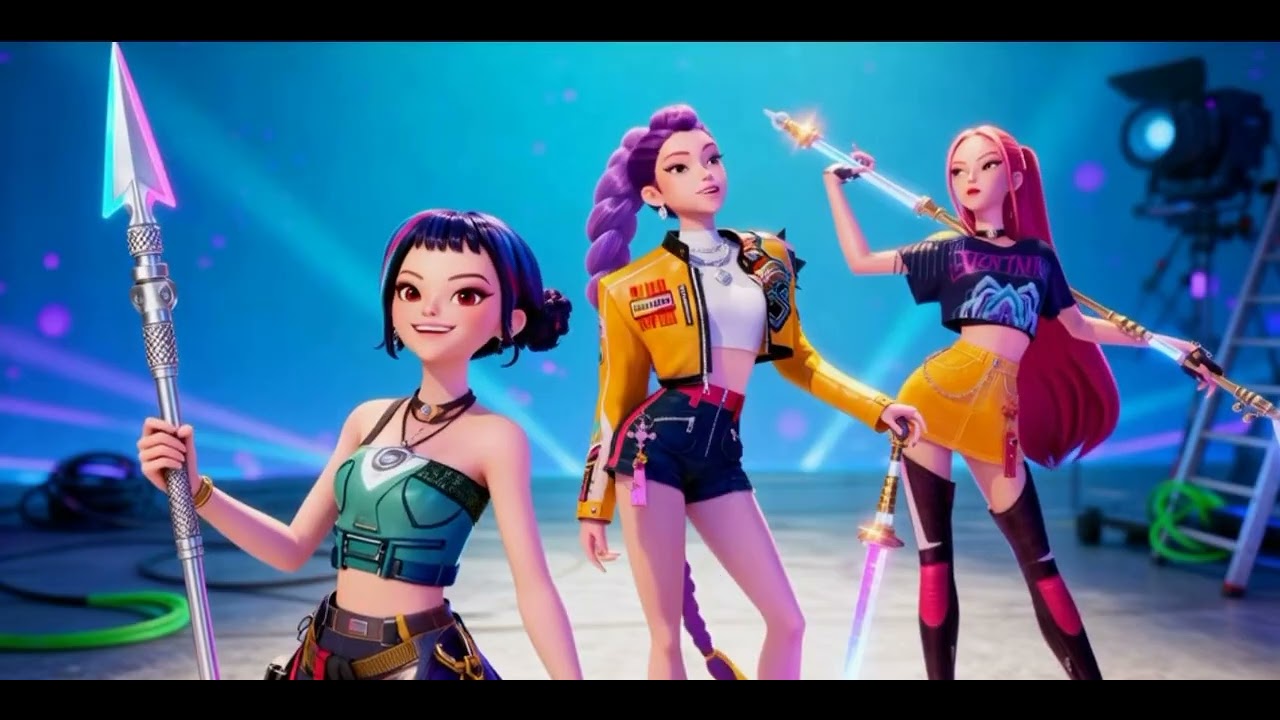 K-Pop Hunters su gimimo diena Klėja ir Lukne