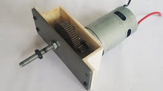 Build Powerful Gearbox using 550 Motor- 3D Printed Gearbox