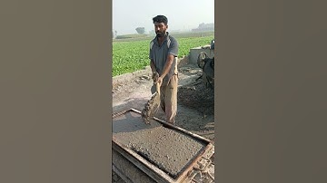 Concrete Slab Pouring – Hand-Leveling Perfection#HandLeveling #ConcreteBuild #ConstructionWork