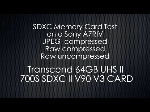 🎥 Transcend 64GB 700S UHS-II SDXC-II Memory Card V90 V3 Test On A Sony A7RIV Review — Video review, click xem trên YouTube