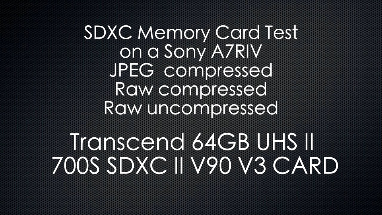 🎥 Transcend 64GB 700S UHS-II SDXC-II Memory Card V90 V3 Test On A Sony A7RIV Review — Video review, click xem trên YouTube