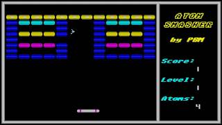 ATARI ST ATOM SMASHER & TRAINER BREAKOUT ARKANOID PGM 1988 COMPUTE PUB INC MR PETARI'S SITEatari8bi