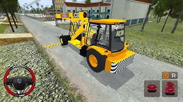 Speed Breaker in Bus Simulator Indonesia Gameplay 😲🎧 - JCB Crane Mod For Bussid Gameplay 
