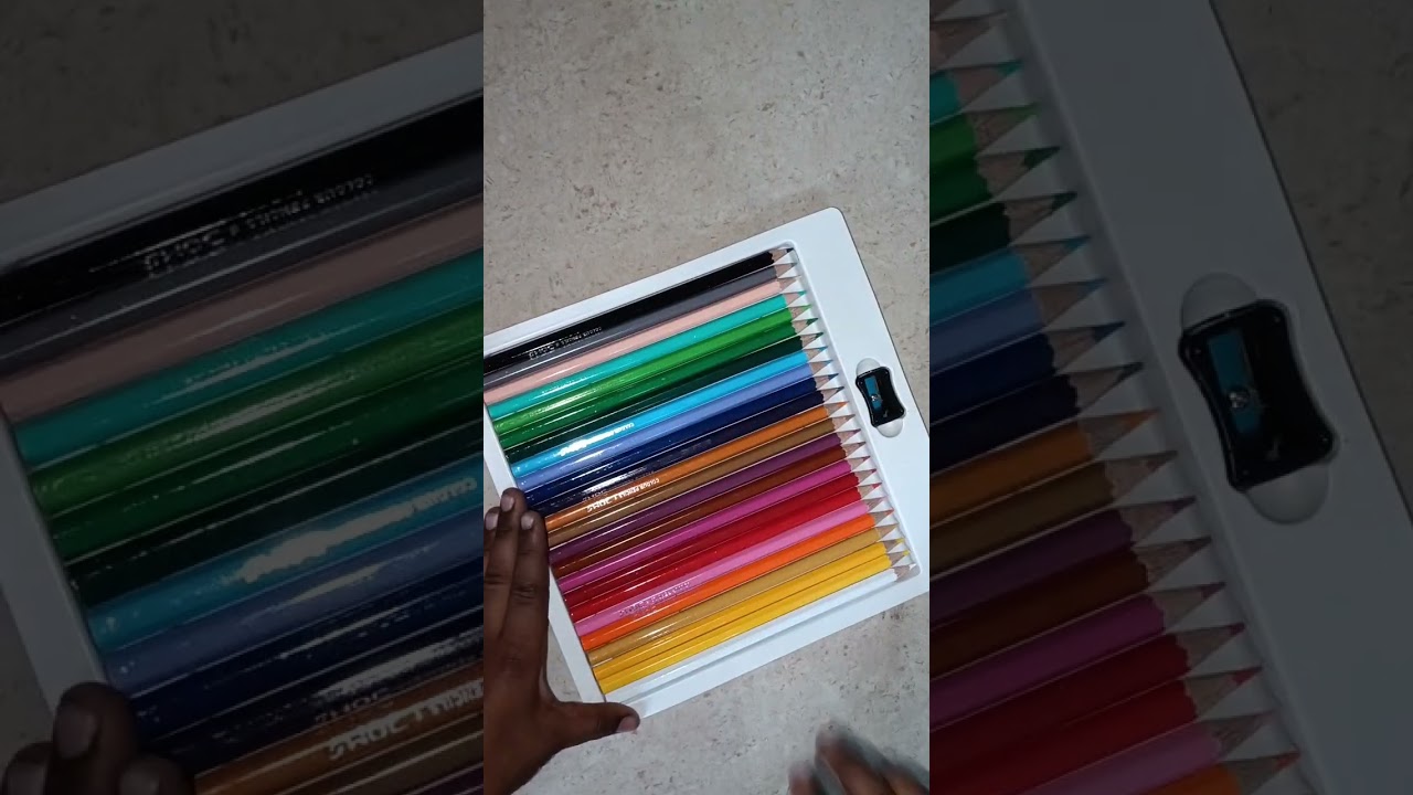 doms 24 shades colour pencil 