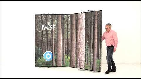 Mirage Display - Twist flexible linked banner system