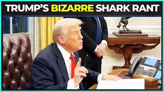 Trump Goes on BIZARRE Shark Rant During Signing Ceremony For Plastic Straw Executive Order
