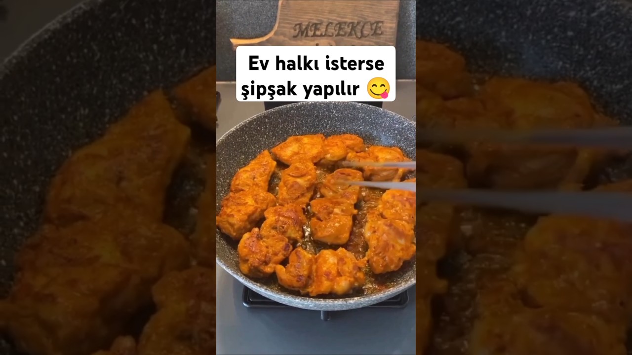 Sulu ve yumuşacık , tavada soslu tavuk tarifi ???? #shorts #yemek