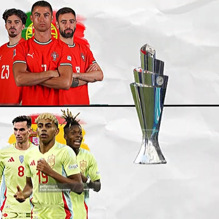 Portugal Wins UEFA Nations League 2025! Ronaldo x Bruno x Vitinha vs Yamal x Nico: Trophy Showdown!