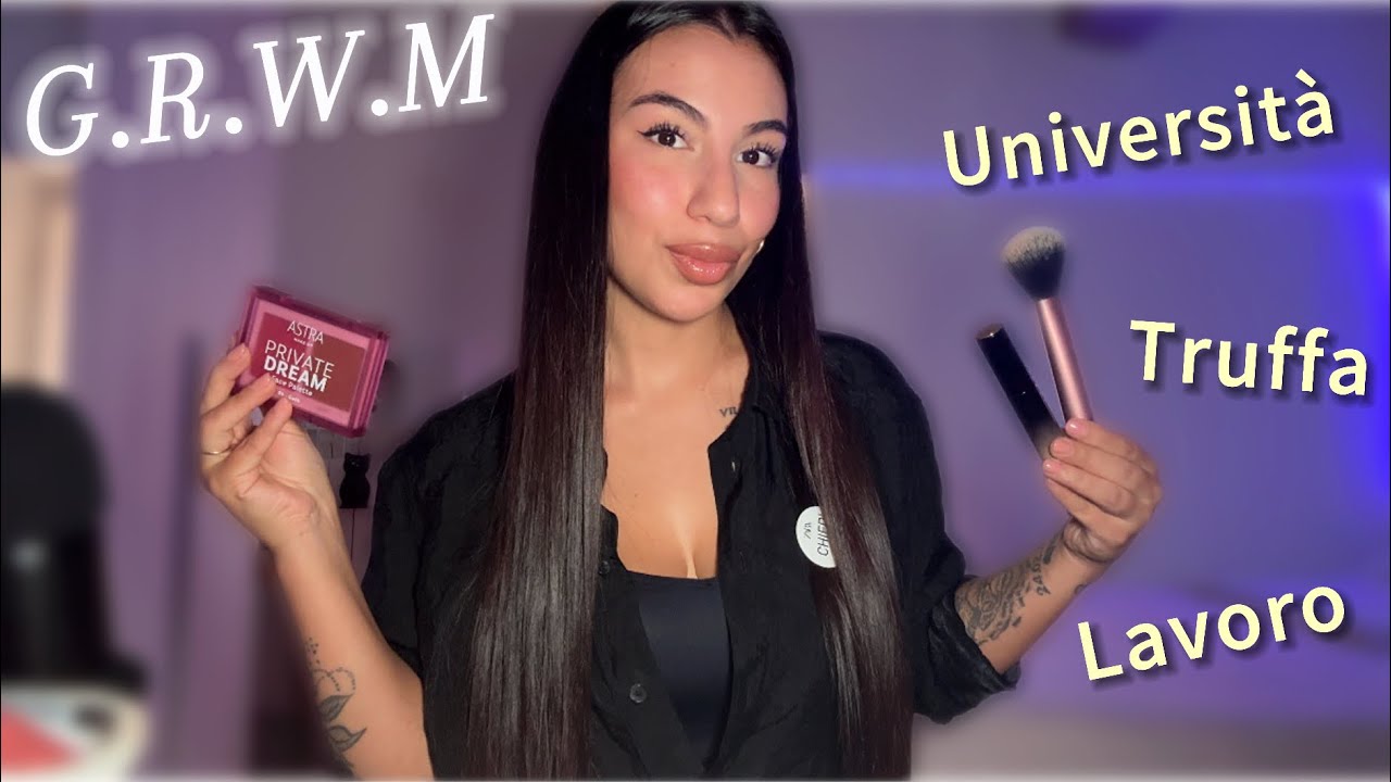 ASMR| MI PREPARO PER ANDARE A LAVORO & Tante Chiacchere Sulla Mia Vita| 👩‍💼❤️