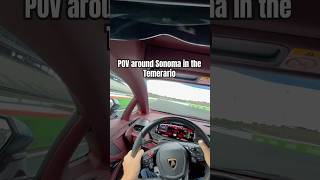 POV crazy fast hot lap around Sonoma in the 920hp Temerario #lamborghini #temerario #POV