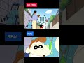 Shinchan Deleted Scene vs Real Scene! 🤯#Shinchan #Anime #DeletedScenes #RealScenes #AnimeFans part36