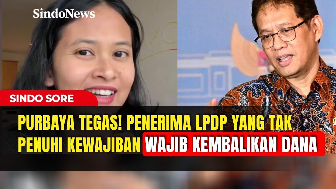 Purbaya Wajibkan Mahasiswa Bangga dengan Paspor Inggris Wajib Kembalikan Dana LPDP | Sindo Sore