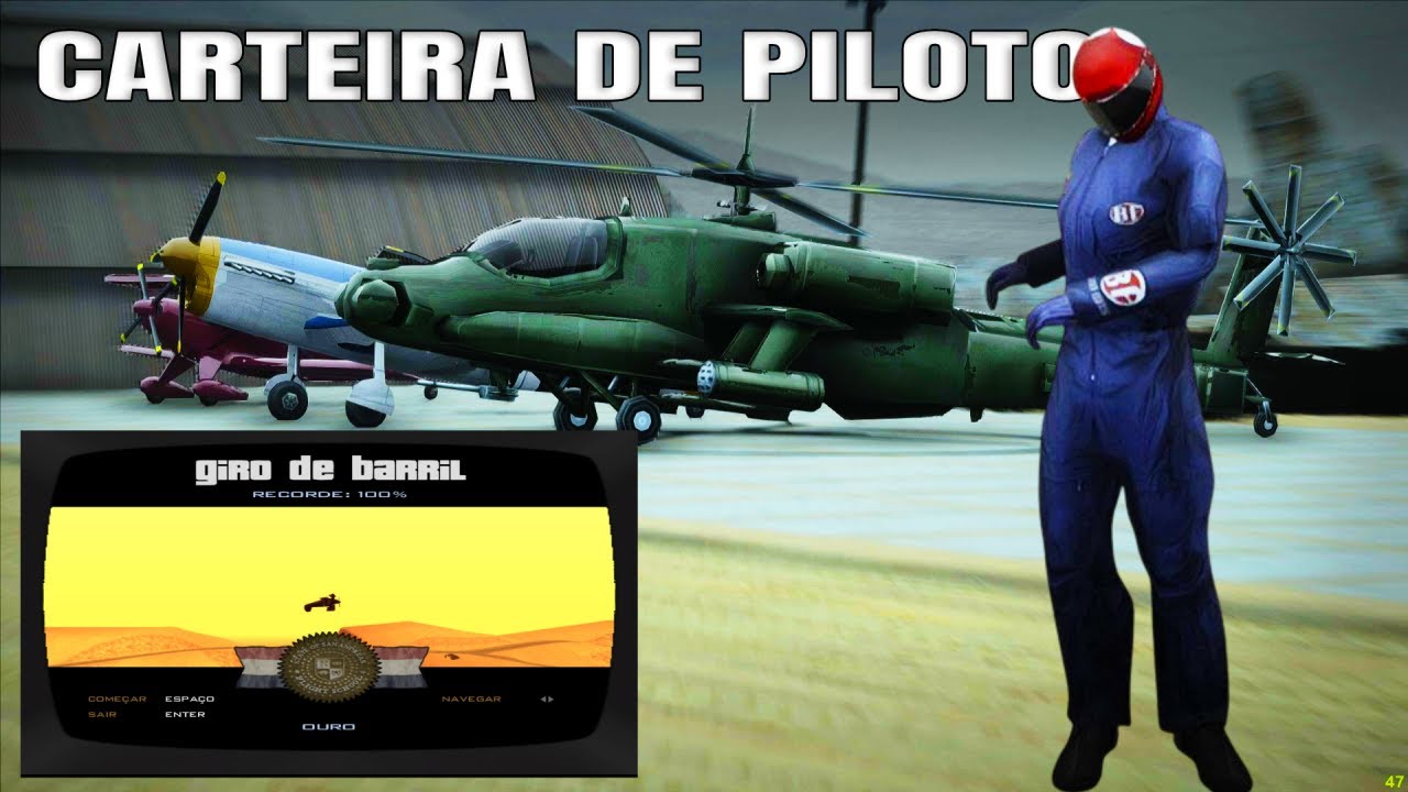 GTA San Andreas - Como ter Licença de Piloto sem fazer escola de