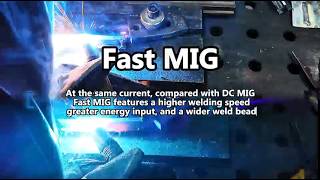 Fast MIG vs Standard MIG: 20% Faster + Wider Weld Bead at Same Voltage &amp; Current