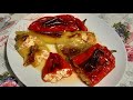 Ιδανικός και γευστικός μεζές - πιπεριές γεμιστές με φέτα και ντομάτα