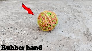 How To Make A Rubber Band Ball ||  डिस्को करने वाला रबर का बोल बनाना सीखें ||