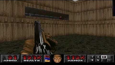 Doom PSX (TC) Map 07 (Computer station) ( 100% all secrets )