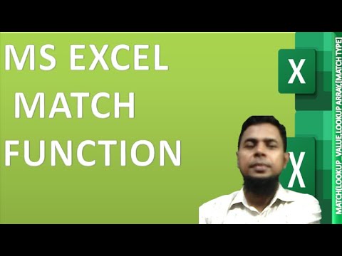 Match Function in MS Excel || How to use Match Function in MS Excel ...