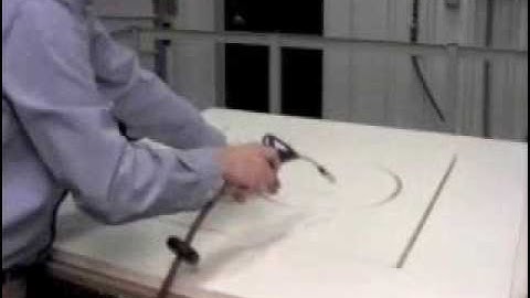 Cutting, routing and drilling VERSATEX PVC trimboard