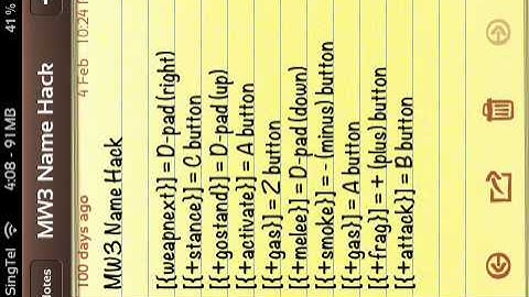 MW3 Wii Name Hack