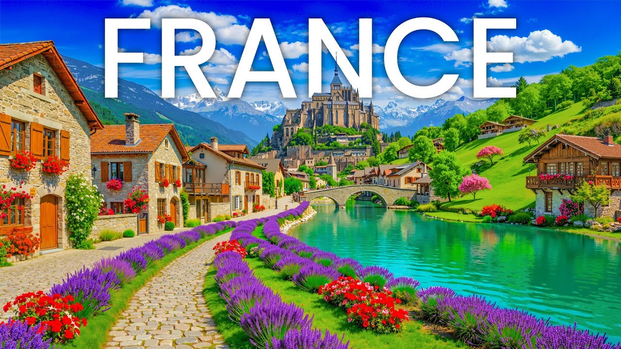 France 4K - AMAZING Beautiful Nature with Soothing Relaxing Music - 4K Video Ultra HD