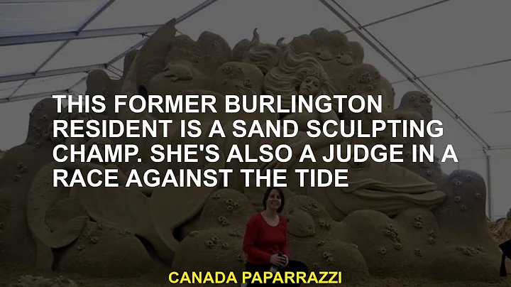 This former resident of Burlington is a sand sculp...