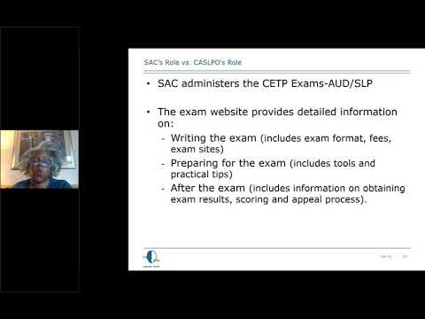 CASLPO Webinar - Registration CETP Exam 2021