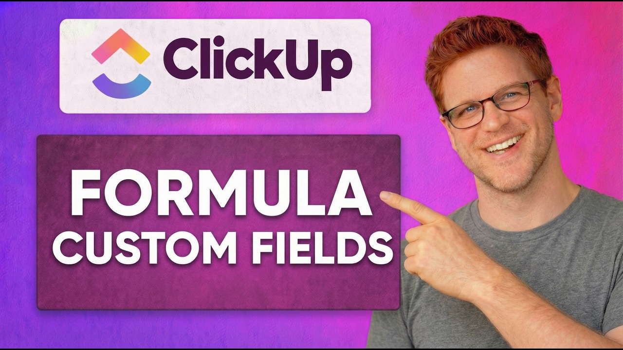 How to Use ClickUp FORMULA Custom Fields - YouTube