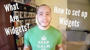 How to set up widgets - what are widgets?