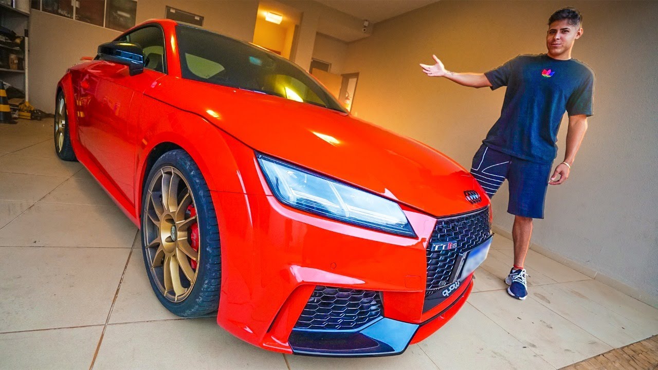 TEM UM AUDI TT RS COM NITRO NA MINHA GARAGEM!