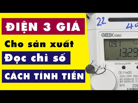 Video: Đồng hồ điện 3 pha đa biểu giá và tiết kiệm tiền của bạn