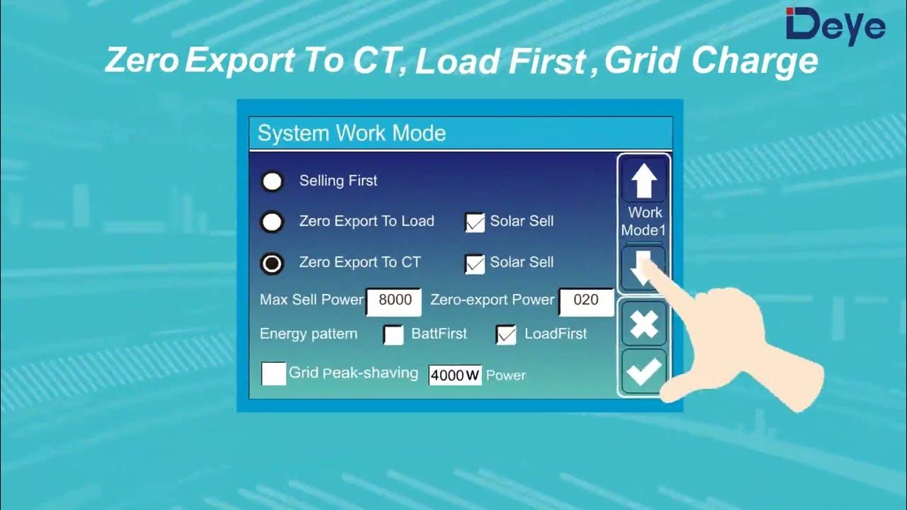How to set up parameter on Deye hybrid inverter? - YouTube
