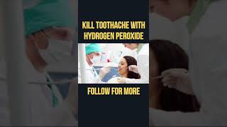 kill toothaches with hydrogen peroxide  #homeremedies #homeremediesfor