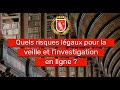 Risques lgaux pour la veille  investigation en ligne   club osint  veille aege  cabinet racine