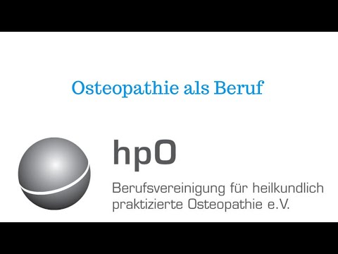 Osteopathie als Beruf