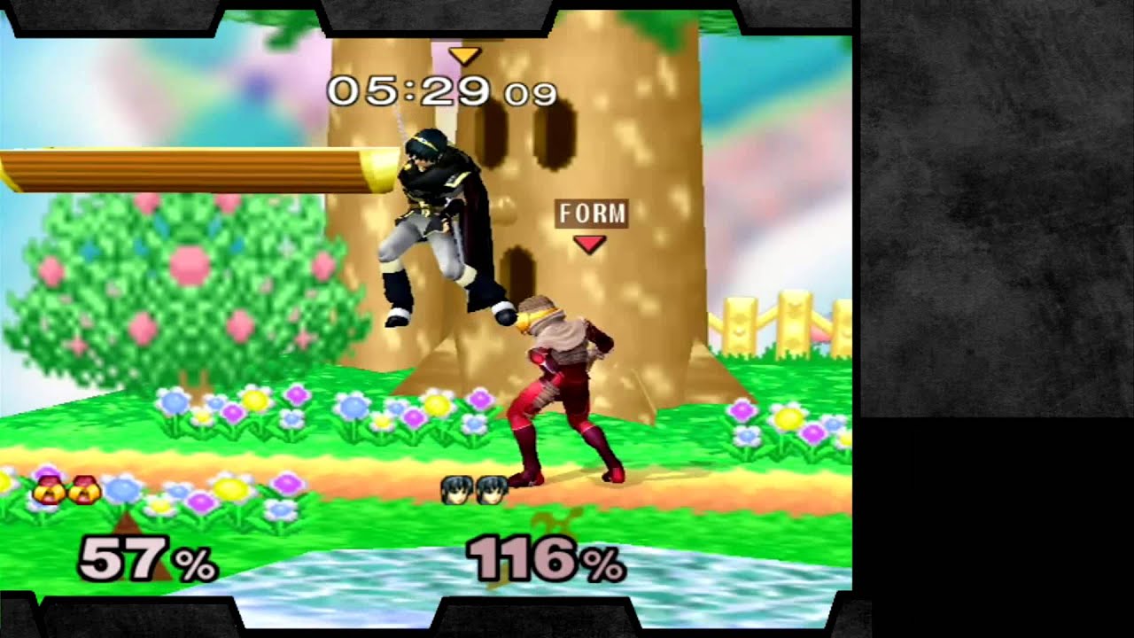 Grinfinity(Player 1) vs Guzy(Player 2) / / SSBM Practice Time