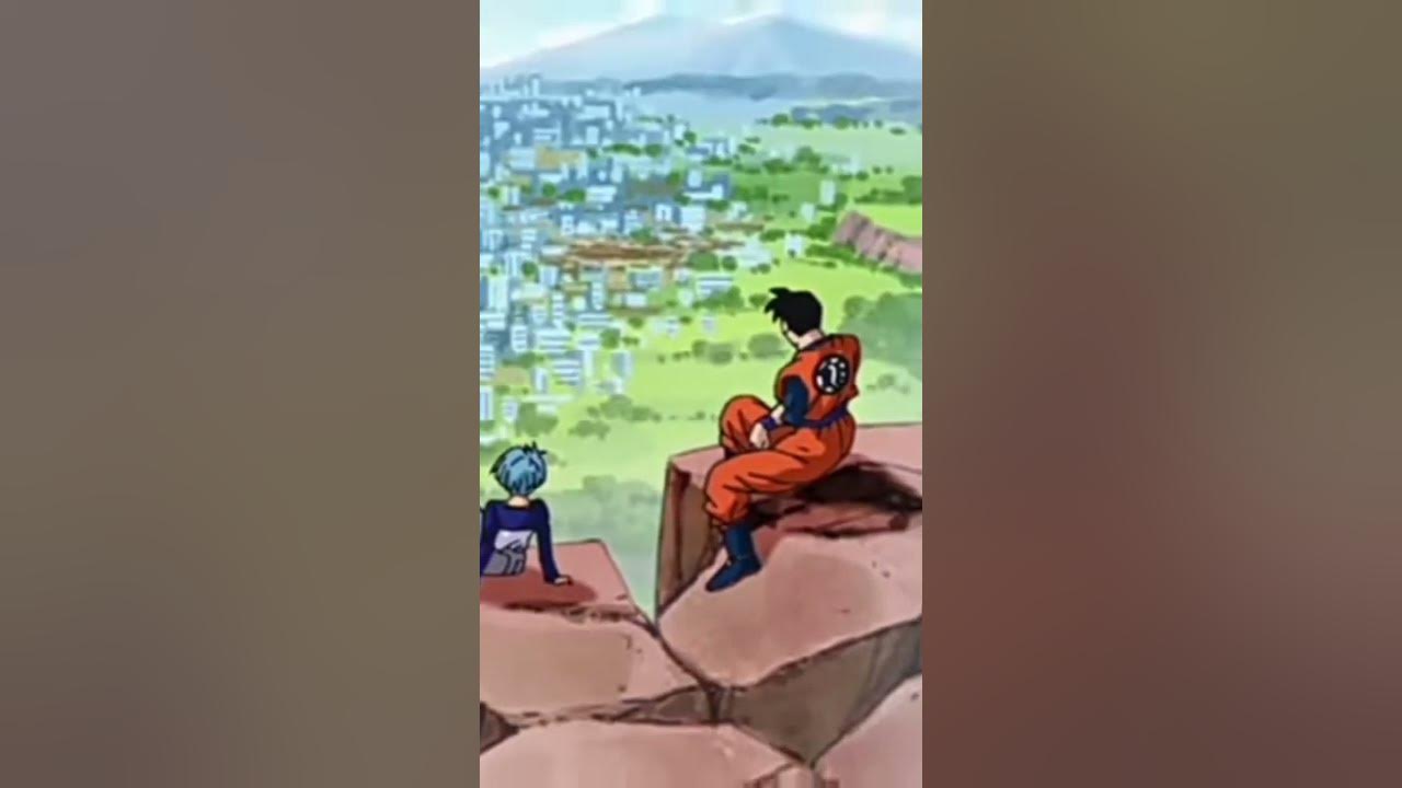 trunks crying to not save Gohan😭shorts dbz dbh dbs dbzkakarot 