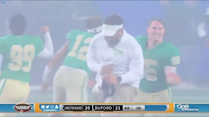 HIGHLIGHTS: Buford beats Langston Hughes 21-20 in ...