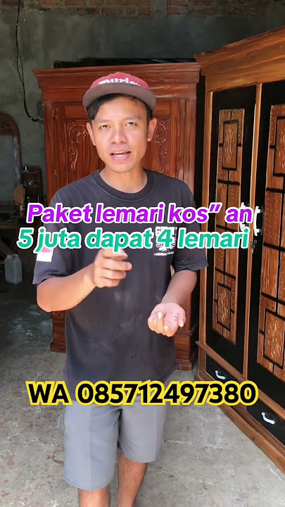 Paket kamar kos 5 jt dapat 4 lemari #gratisongkir #furniture #mebelindonesia #woodworking