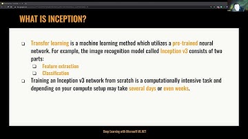 Deep Learning using ML.NET