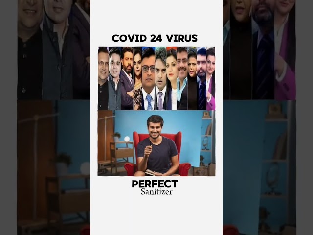 perfect sanitizer 👿 #dhruvrathee #youtubeshorts #midea #congress #shorts #controversialissues class=