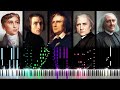 The evolution of liszts music from 10 to 73 years old