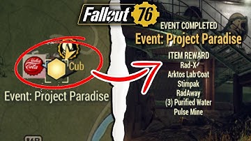 Fallout 76 | PROJECT PARADISE FOR DUMMIES! Complete Event Guide & Walkthrough