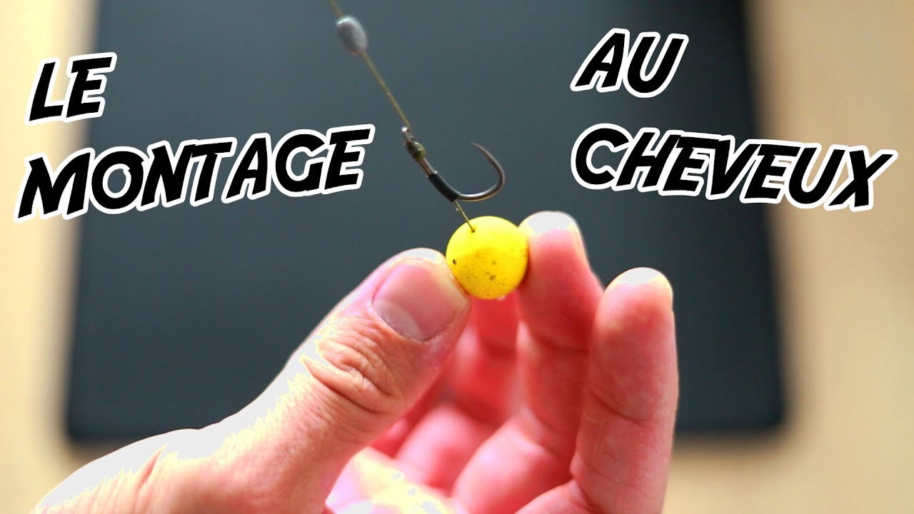 Comment faire un montage au cheveux || Pêche CARPE - YouTube