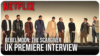 Zack Snyder & Rebel Moon Cast Interview At UK Premiere | Rebel Moon Part 2: The Scargiver