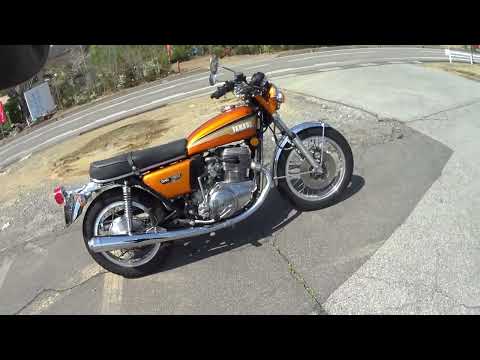 Test ride 1973 TX750