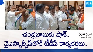 Big Shock to Chandrababu: Tadipatri|TDP Activists Joins In YSRCP|Kethireddy Pedda Reddy@SakshiTVLIVE