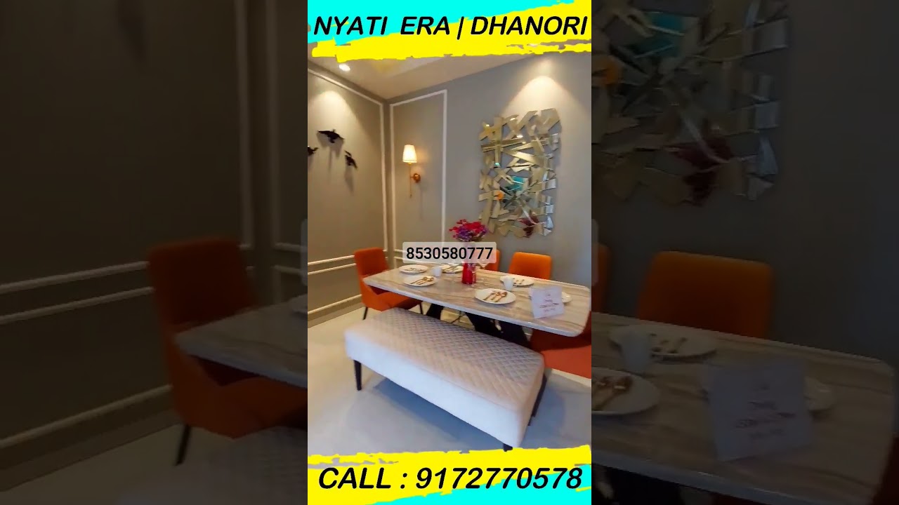 Nyati Era Dhanori | 3bhk Sample Flat | Call 9172770578 | 3bhk Spacious flat 
