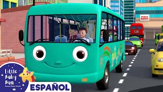 Las ruedas del autobús - 10 | Canciones Infantiles | Dibujos Animados | Little Baby Bum en Español
