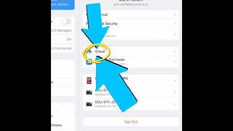 Enabling iCloud Backup